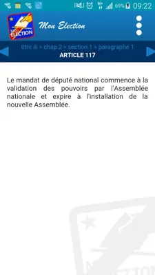 Mon élection android App screenshot 1