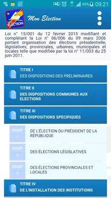 Mon élection android App screenshot 3